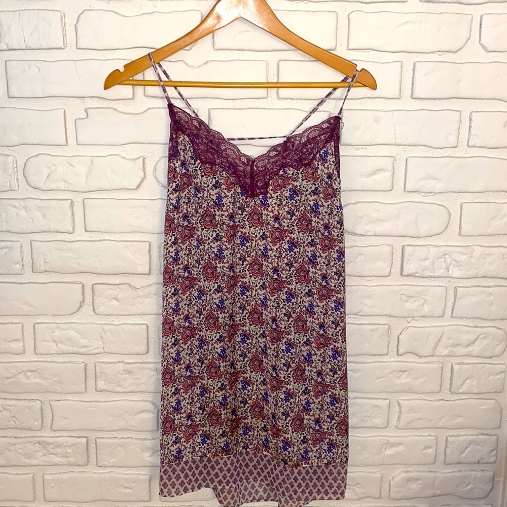 Floreat Anthropologie floral print cami size small